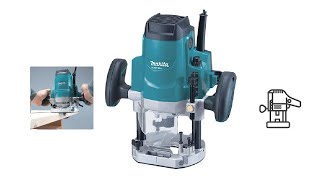 “Unbox”  Makita M3600G  M3600B 12 mm 12quotRouter [upl. by Nosydam]