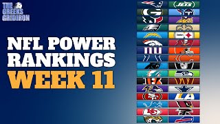 NFL Power Rankings Week 11  2024 [upl. by Eilram]