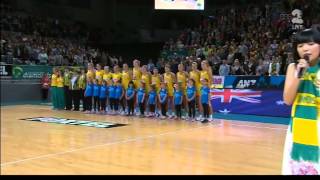 Dami Im  Australian National Anthem  Netball Aust Vs NZ [upl. by Norris]