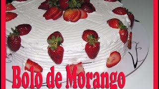 Bolo de Morango para Aniversario [upl. by Roybn]