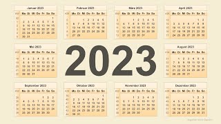 Kalender 2023 [upl. by Erlond]