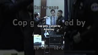 Cop gets schooled by Attorney in this amazing clip attorney lawyer investigation [upl. by Ahseniuq]