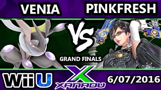 SX 153  Pinkfresh Bayonetta Vs DA  Venia Greninja SSB4 Grand Finals  Smash 4 [upl. by Eyr874]