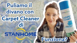 Puliamo il divano con Carpet Cleaner di Stanhome  Test amp tell [upl. by Safir468]