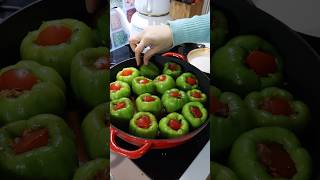 Vegan Stuffed Peppers Turkish Style [upl. by Haydon]