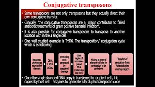 Conjugative transposons [upl. by Noremac388]