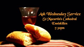 Anglican Holy Communion on Ash Wednesday from Enniskillen Cathedral on 14th February 2024 [upl. by Ainwat]