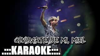 Desakta2 Olvidarte de mi miel  KARAOKE [upl. by Assirolc]