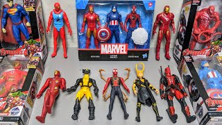 AVENGERS TOYSaction figuresunboxingcheap pricespidermanironmanhulkthortoys 19 [upl. by Rohpotsirhc939]