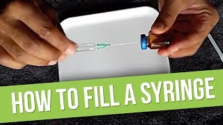 How to Fill a Syringe [upl. by Omiseno]