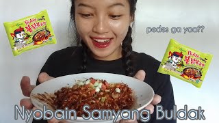 NYOBAIN SAMYANG BULDAK🍝 😱 [upl. by Naitsihc]