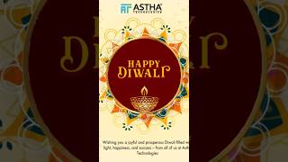 ✨ Happy Diwali from Astha Technologies ✨ diwali asthatechnologies [upl. by Larimor915]