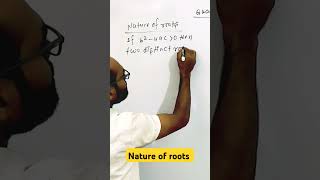 ch 4 Quadratic equations class 10 nature of roots maths [upl. by Ursal]