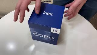 Intel I9 12900K unboxing [upl. by Adnala686]