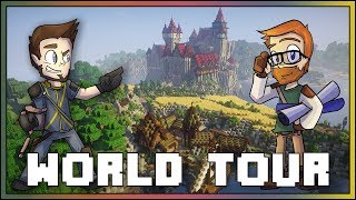 Minecraft ► Building with Fwhip ►World Tour Minecraft 112 Survival Showcase [upl. by Hcirdeirf]