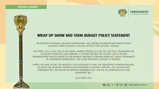 WRAP UP SHOW MID TERM BUDGET POLICY STATEMENT 30 October 2024 [upl. by Janet719]