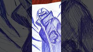 First time with blur pen try  anime  art  ytshorts [upl. by Sletten]