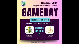 Palmeira x Curitiba  Campeonato Paranaense de Handebol Sub14 • 2024 [upl. by Hgielrebma]