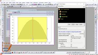 How to calculate Area under Curve amp FWHM using the computer program Origin [upl. by Eisned474]