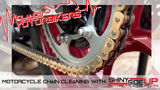 Motorbike Chain Cleaning  Best Practice [upl. by Yssis890]