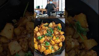 Venkatesh bhats Potato Kara Kari shorts shortsfeed food viral potato [upl. by Penthea]