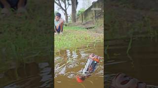 Amazing Plastic Bottle Hook Fishing Techinques 😱 challengefishing ytshorts Reels fishing fish [upl. by Eniluqcaj]