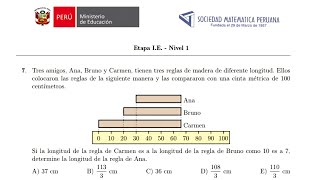 ONEM 2024 NIVEL 1  FASE I  SOLUCIONARIO COMPLETO [upl. by Jabez]