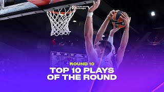 Top 10 Plays  RS Round 10  202425 Turkish Airlines EuroLeague [upl. by Nylia]