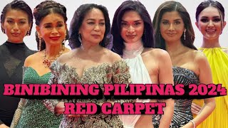 BINIBINING PILIPINAS 2024 GRAND CORONATION RED CARPET [upl. by Serrell]