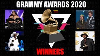 Grammys 2020  ALL WINNERS  The 62th Grammy Awards 2020  Jan 26th 2020  ChartExpress [upl. by Elmajian]