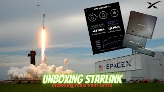 Unboxing StarLink  Preparese para navegar pelas estrelas digitais 🚀🌐✨ [upl. by Kristopher]