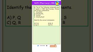 Interpretation of NMR Spectra and Molecular structure PYQ [upl. by Wolsniw]