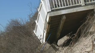 On the edge Erosion damages beach properties [upl. by Lucrece]