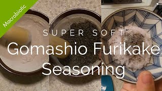 Macrobiotic How to make Goma Shio 🍚 Sesame Salt Seasoning♥ [upl. by Rise]