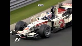 Hungaroring 2006 F1 GP Finish AI Upscaled [upl. by Caputto]