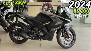 2024 RS200 NEW MODEL REVIEW  BAJAJ PULSAR RS 200  RS 200 PriceFeature MILLEAGE REVIEW RS200 [upl. by Elcarim]