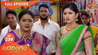 Chadarangam  Ep 239  03 Dec 2021  Gemini TV Serial  Telugu Serial [upl. by Theodor]