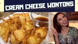 EASY Cream Cheese Wontons Recipe [upl. by Mignonne828]