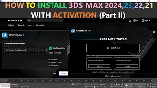 Install 3ds Max 2024  23  22  21 Free Activation [upl. by Mitchael]