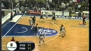 Euroleague 20042005 Efes Pilsen vs Panathinaikos 2nd Quarterfinal [upl. by Jeconiah565]