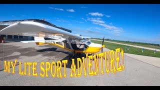 My First Flight in a Lite Sport Aircraft AN Aeroprakt AP22 [upl. by Rollie]