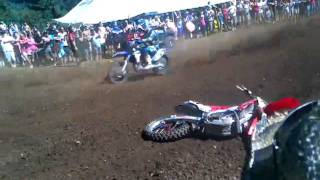 Trey Canard wrecks  Washougal MX July 2011 [upl. by Lee152]