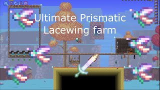 The Ultimate AFK Prismatic Lacewing farm  Terraria Farming [upl. by Hilaire823]