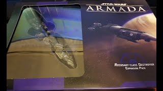 Star Wars Armada  Recusant Class Destroyer Unboxing [upl. by Enaenaj]