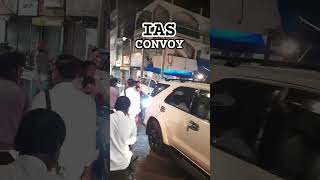 IAS Officers High Security Convoy in Karimnagar ias ips upsc motivation shorts [upl. by Nemzzaj]