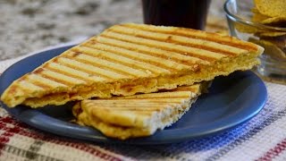 Flatbread Pizza Recipe on a Panini Press  Electric Grill [upl. by Preuss799]