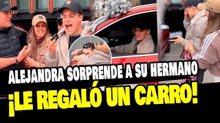 ALEJANDRA BAIGORRIA LE REGALÓ UN CARRO DE LUJO A SU HERMANO POR SU CUMPLEAÑOS [upl. by Olympias]