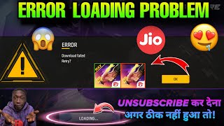 How To Solve Free Fire Max Loading Problem  FF Not Opening Today  Download Failed Retry Problem [upl. by Parker]