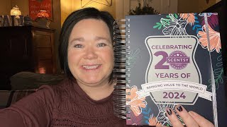 Scentsy 2024 Celebrating 20 Years of Bringing Value to the World Agenda Planner Walkthrough [upl. by Cheryl]