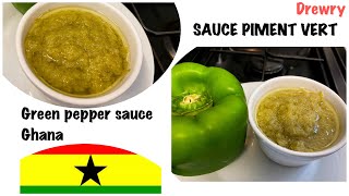 LA SAUCE PIMENT VERT DU GHANA MEILLEURE [upl. by Akcira163]